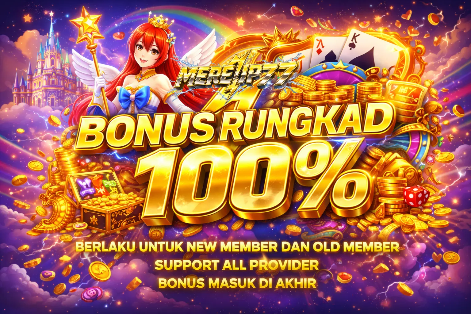 BONUS RUNGKAD 100%